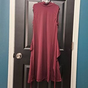 Weissman NWOT adult medium maroon dance costume jazz lyrical tap contemporary so